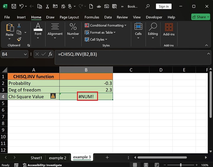 CHISQ.INV Function 4
