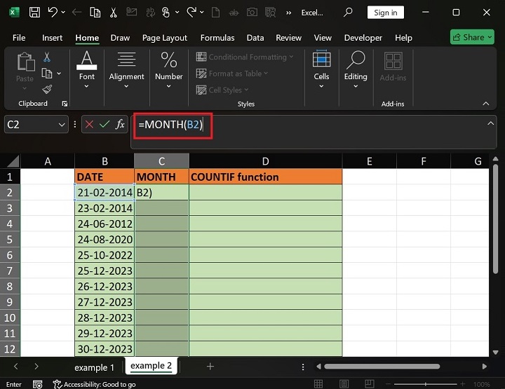 Finding Number of Dates from Specific Month1