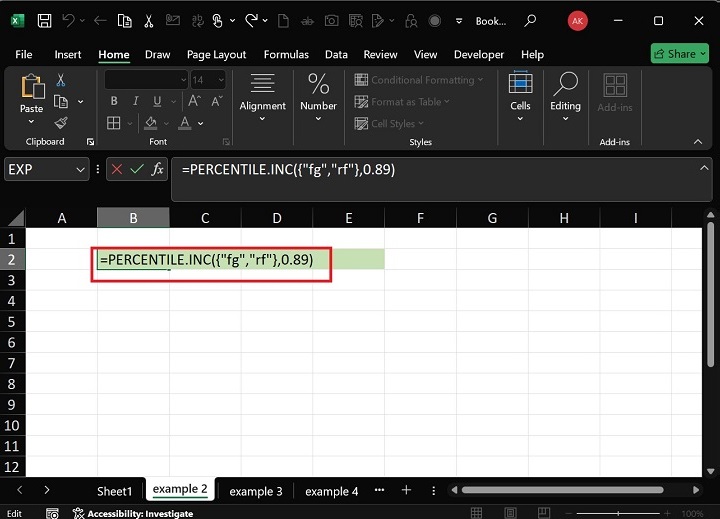 PERCENTILE.INC Function3