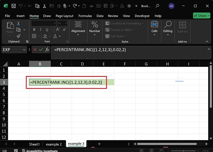 PERCENTRANK.INC Function3