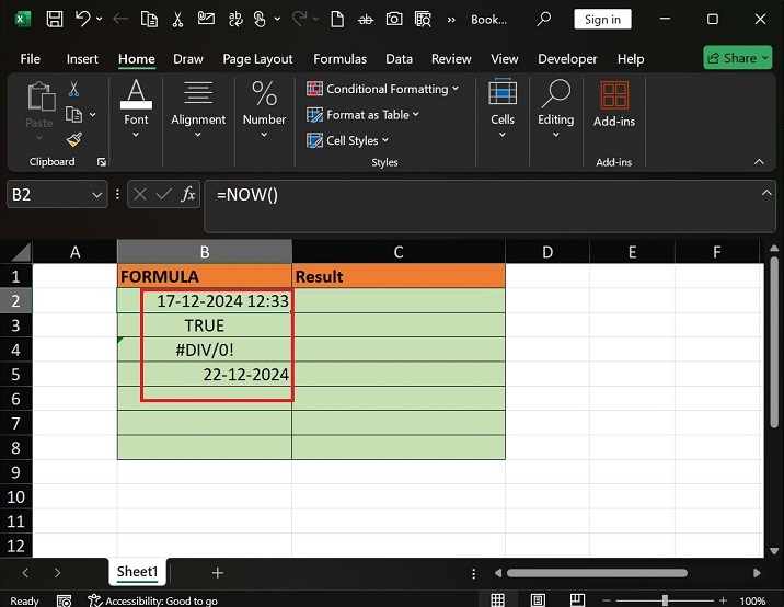 What does FORMULATEXT Function do in Excel1