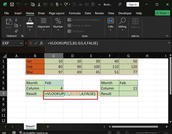 What does VLOOKUP function do in Excel2