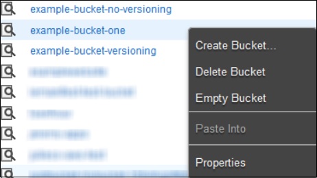 Example Bucket One
