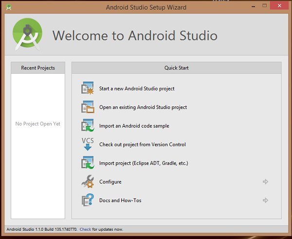 Android Studio Installation