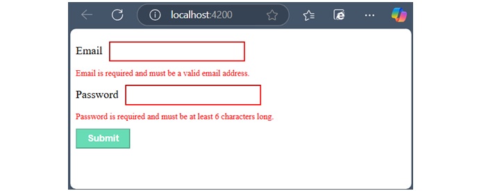 Form Validation example