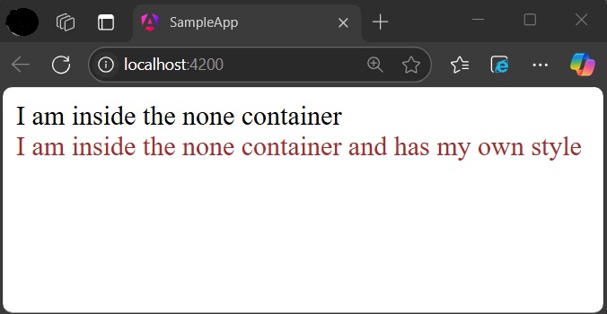 ShadowDOM ViewEncapsulation Mode