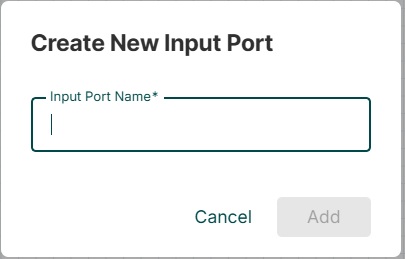 Add Port