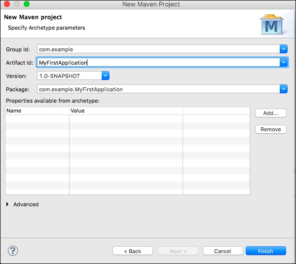 Changes Configuration