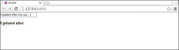 Aurelia Binding Behavior Throttle