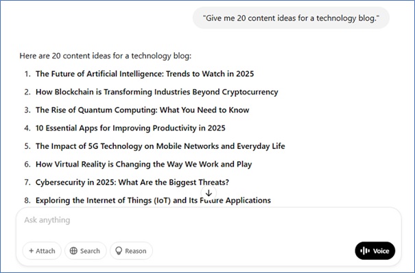 Generate Content Ideas