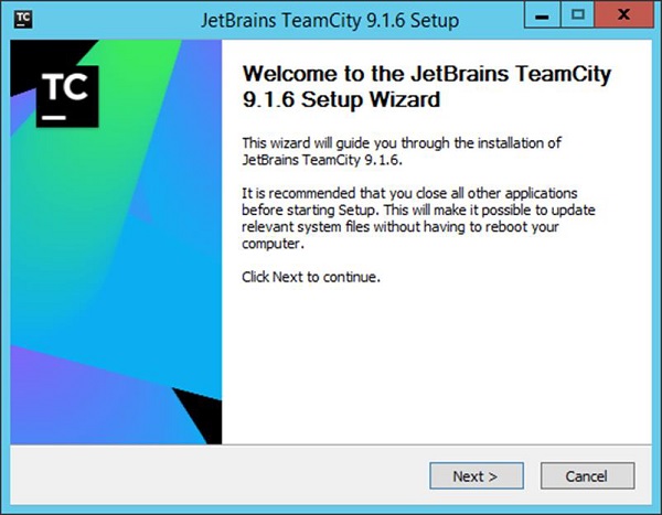 TeamCity Setup Wizard