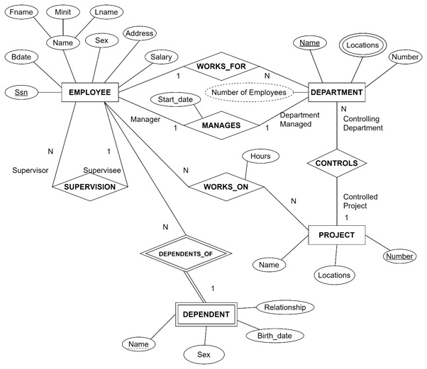 Structuring the ER Diagram