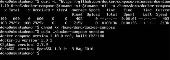 Docker Compose Installation