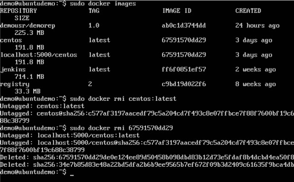 Docker RMI Commands