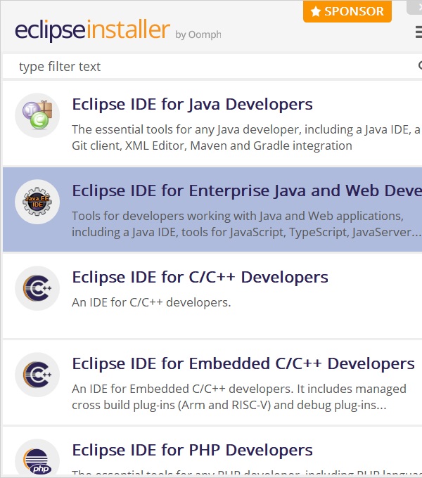 Install Enterprise Java