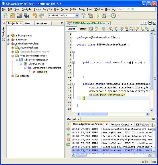 Web Service Method dragged