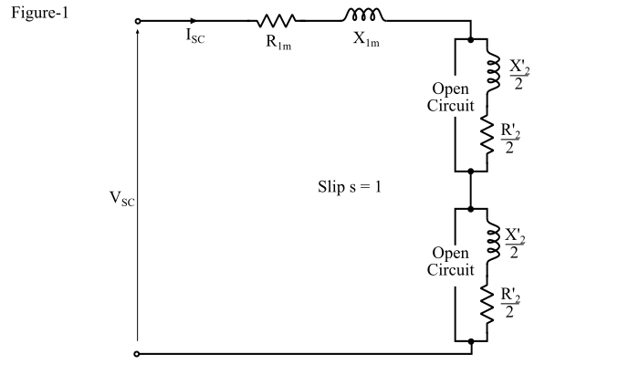 Blocked Rotor Test on Single-phase