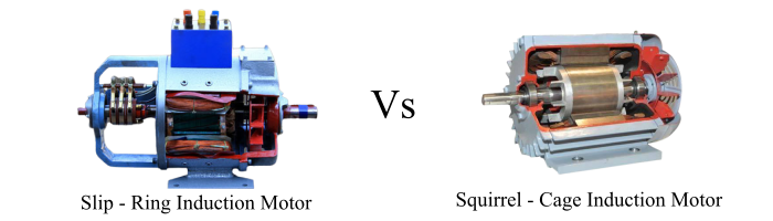 Slip Ring and Squirrel Cage Induction Motor