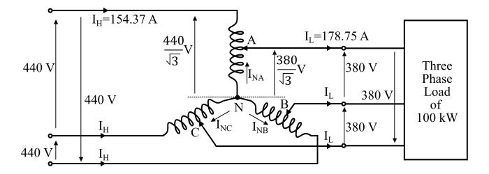 Three-Phase Autotransformer Function2