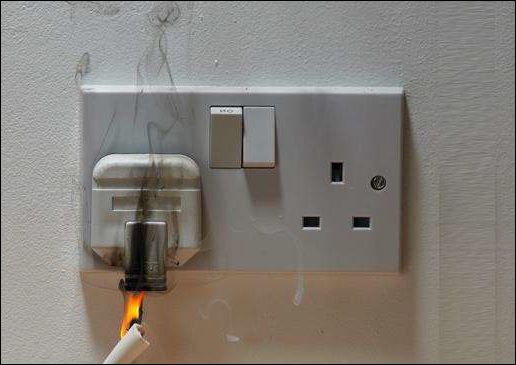 Overloading Triggered Fire Hazard