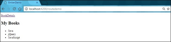 Ember.js Defining Routes