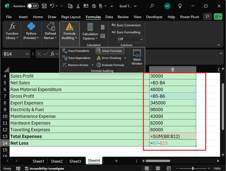 Trace Precedents and Trace Dependents 8