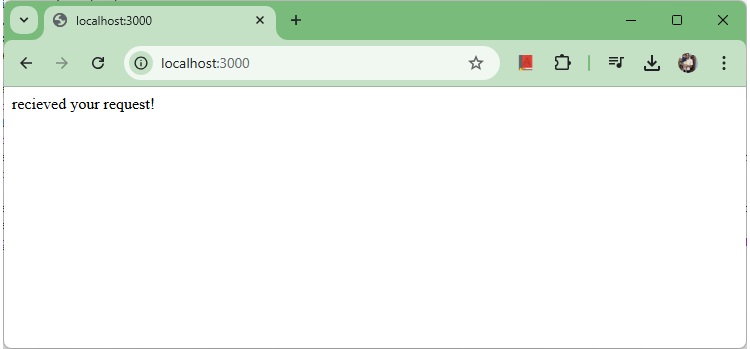 Response to form submission