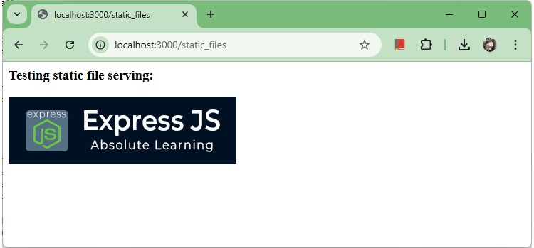 Static Files Example
