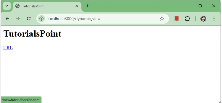 Variables in template
