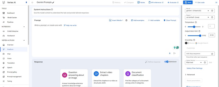 Setting Up Gemini and Vertex AI in Google Cloud Console