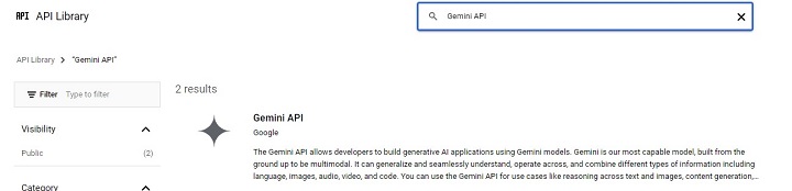 Setup Gemini API in Google Cloud Console1