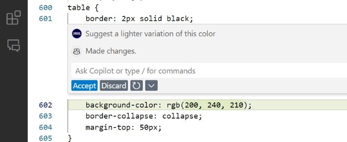 CSS color Suggestion