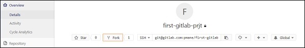 GitLab Fork Project
