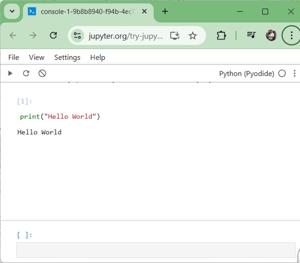 Jupyter New Notebook
