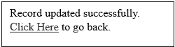 Record Updated