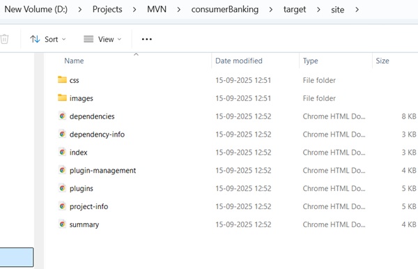 documentation site pages