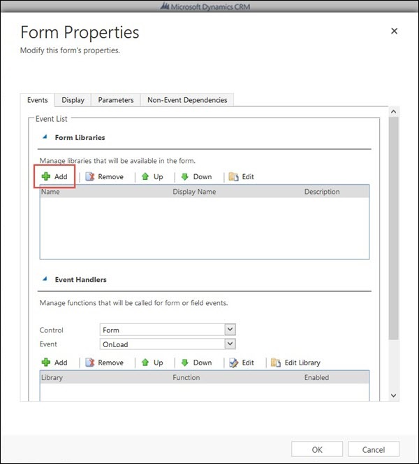 Form Programming Add Form Library