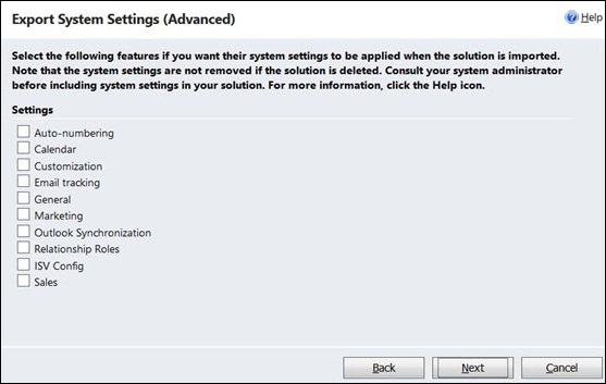 Mscrm Export Solution Step 3