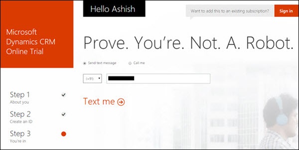 Mscrm Online Registration Step 4