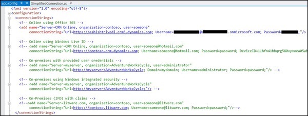Mscrm Web Service Example Step 2 2