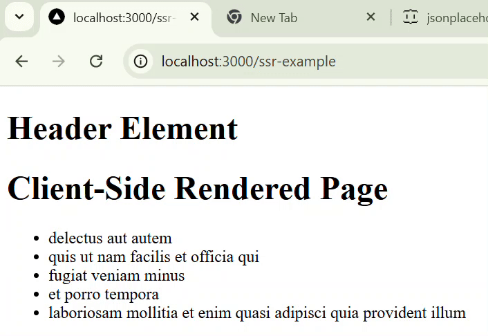 Next JS Client Side Rendering