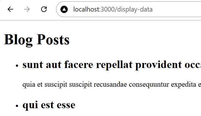 Next.js getServerSideProps Example 1
