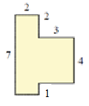 Finding the missing length in a figure Quiz3 Option