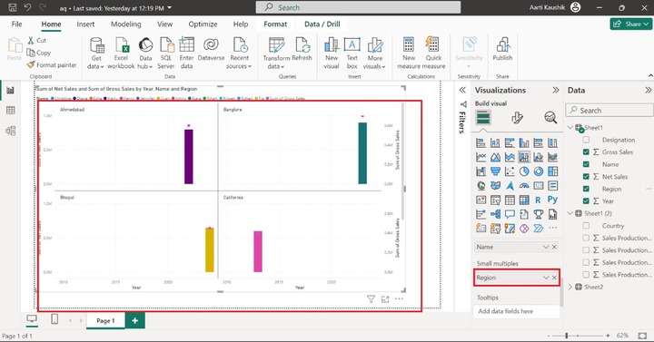 Build Line and Stacked Column Chart 4