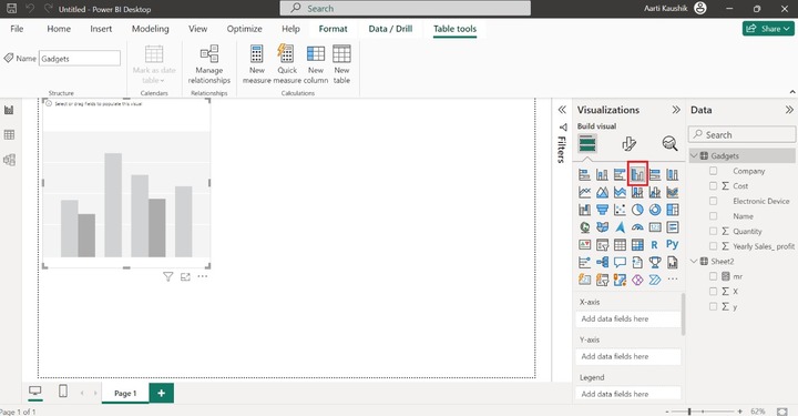 Clustered Column Chart