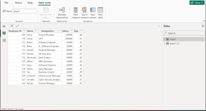 Conduct Right Outer Join in Power BI 3