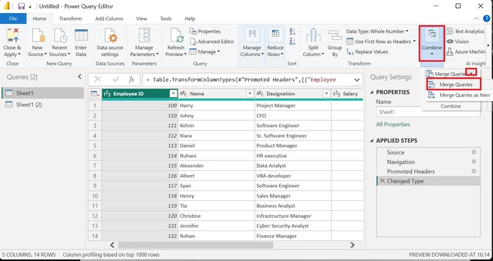 Conduct Right Outer Join in Power BI 6