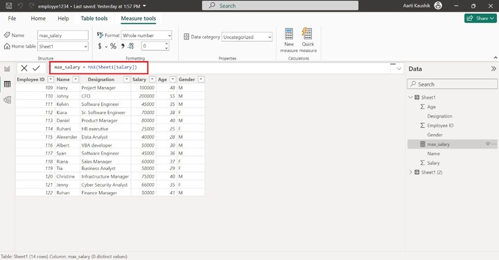 DAX Aggregate Function 5