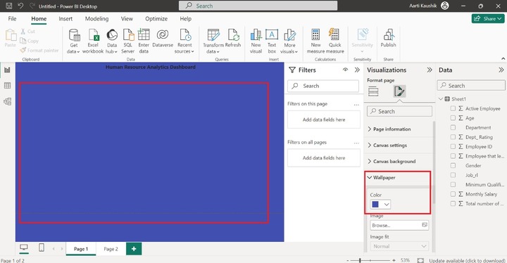 Develop a Stunning HR Dashboard 1
