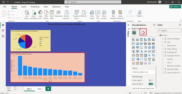 Develop a Stunning HR Dashboard 7